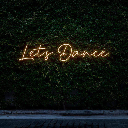 "Let's Dance" Neon Sign