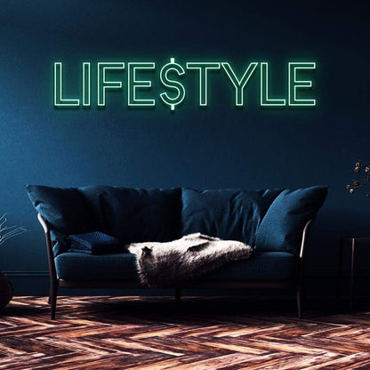 "Lifestyle" Neon Sign