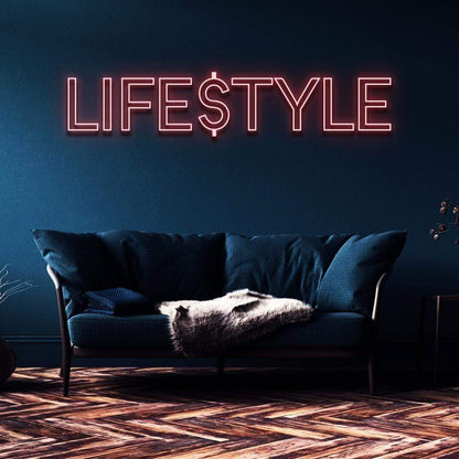 "Lifestyle" Neon Sign