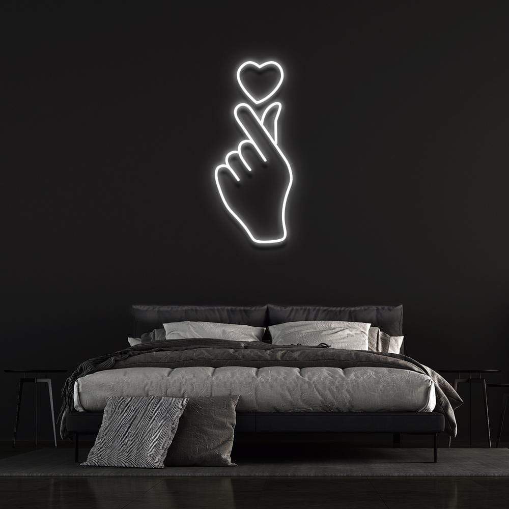 'Love At Your Fingertips' Neon Sign