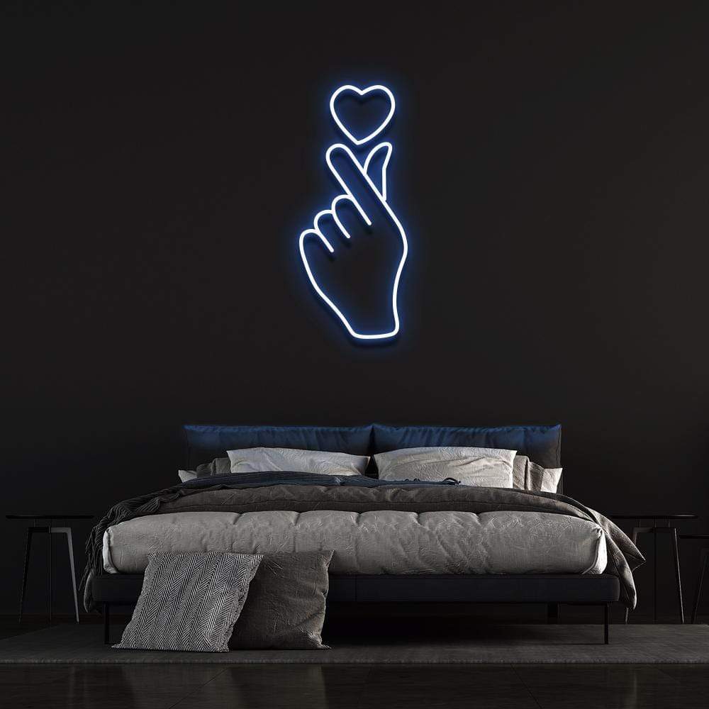 'Love At Your Fingertips' Neon Sign