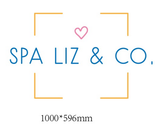 CUSTOM NEON SIGN - SPA & LIZ CO