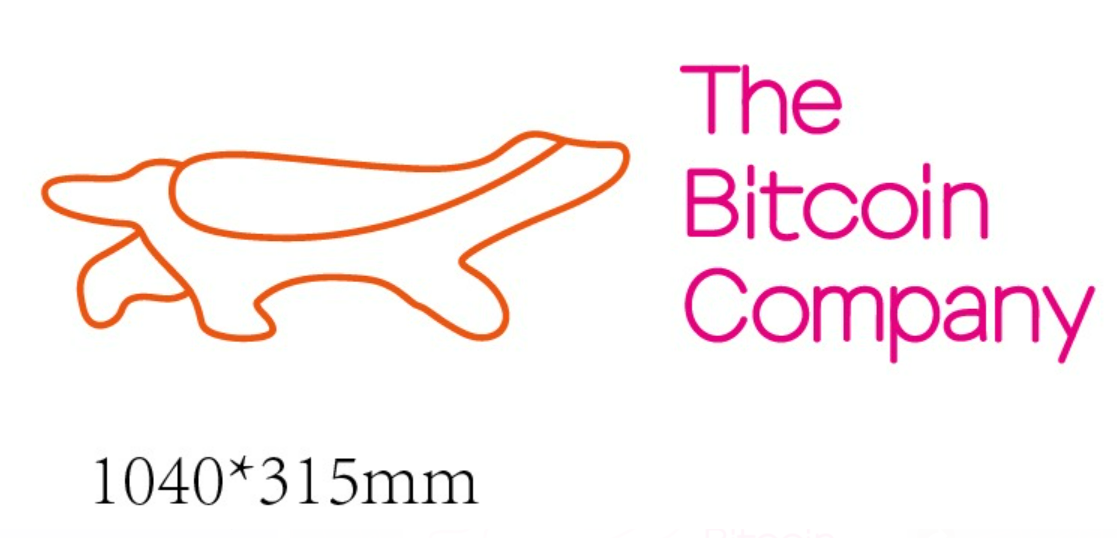 The Bitcoin Company Neon Sign