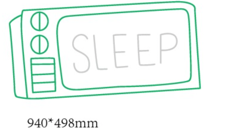 Sleep neon sign