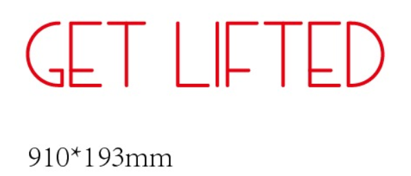 Get Lifted neon sign