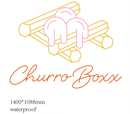 Churro Box Neon Sign