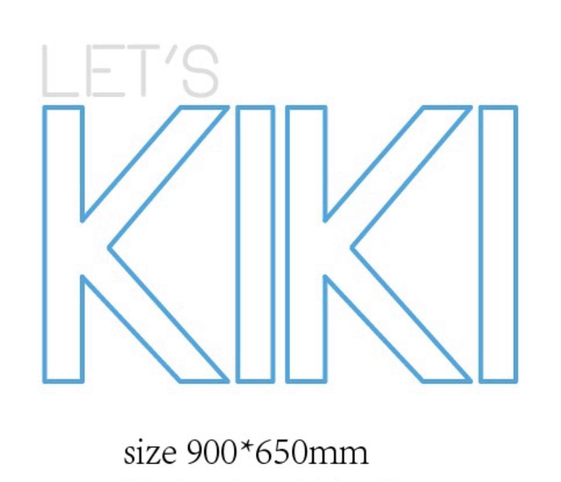 CUSTOM NEON SIGN - LET'S KIKI