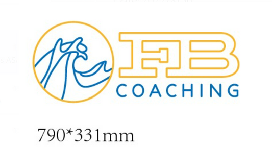 FB coaching neon sign