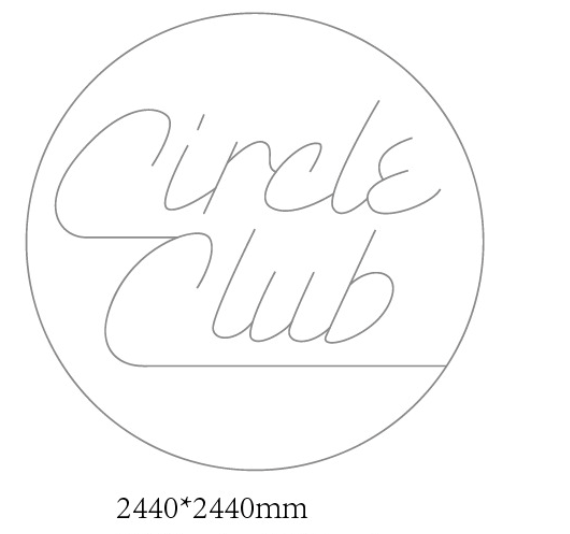 CIRCLE CLUB - Neon Sign