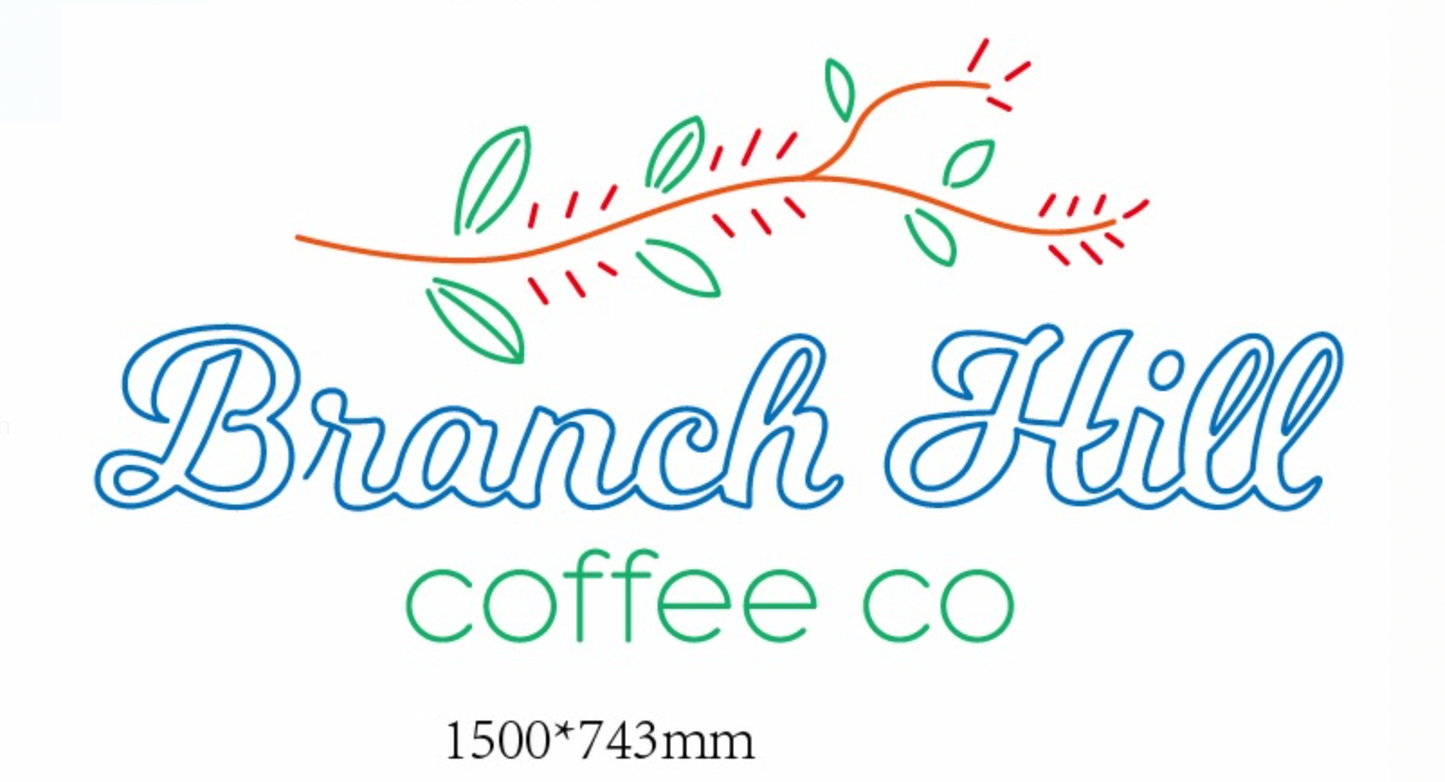 BRANCH HILL COFFEE CO - Neon Sign