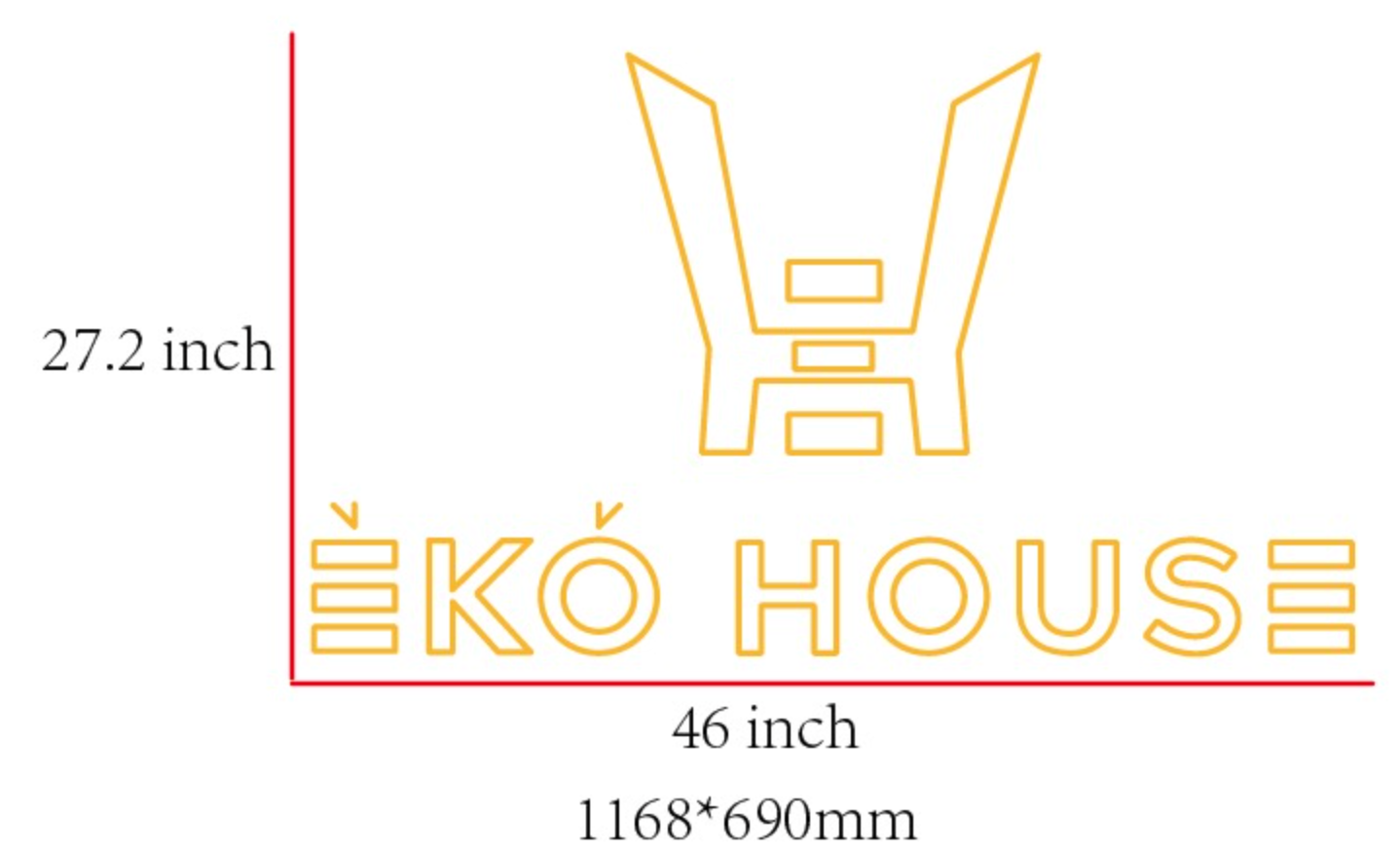 EKO HOUSE NEON SIGN