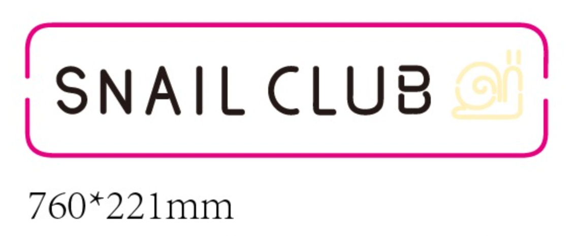 SNAIL CLUN NEON RGB SIGN