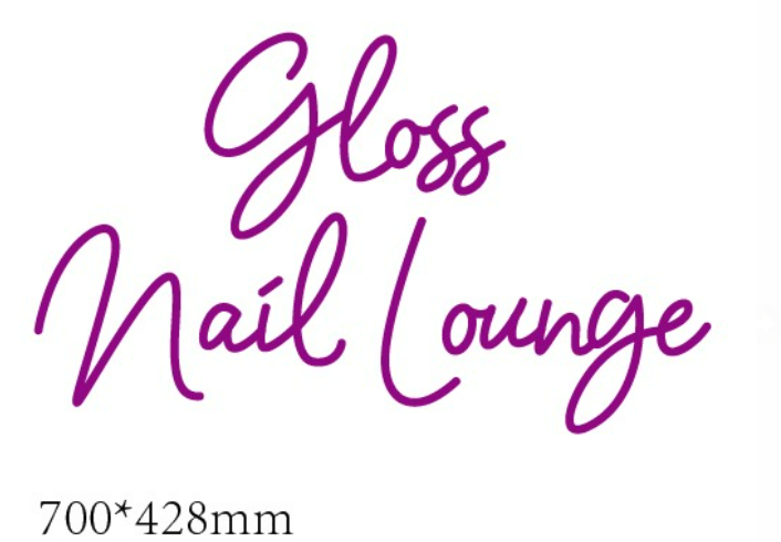 Neon Sign GLoss nail lounge