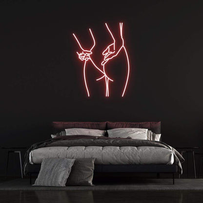 'Peachy' Neon Sign