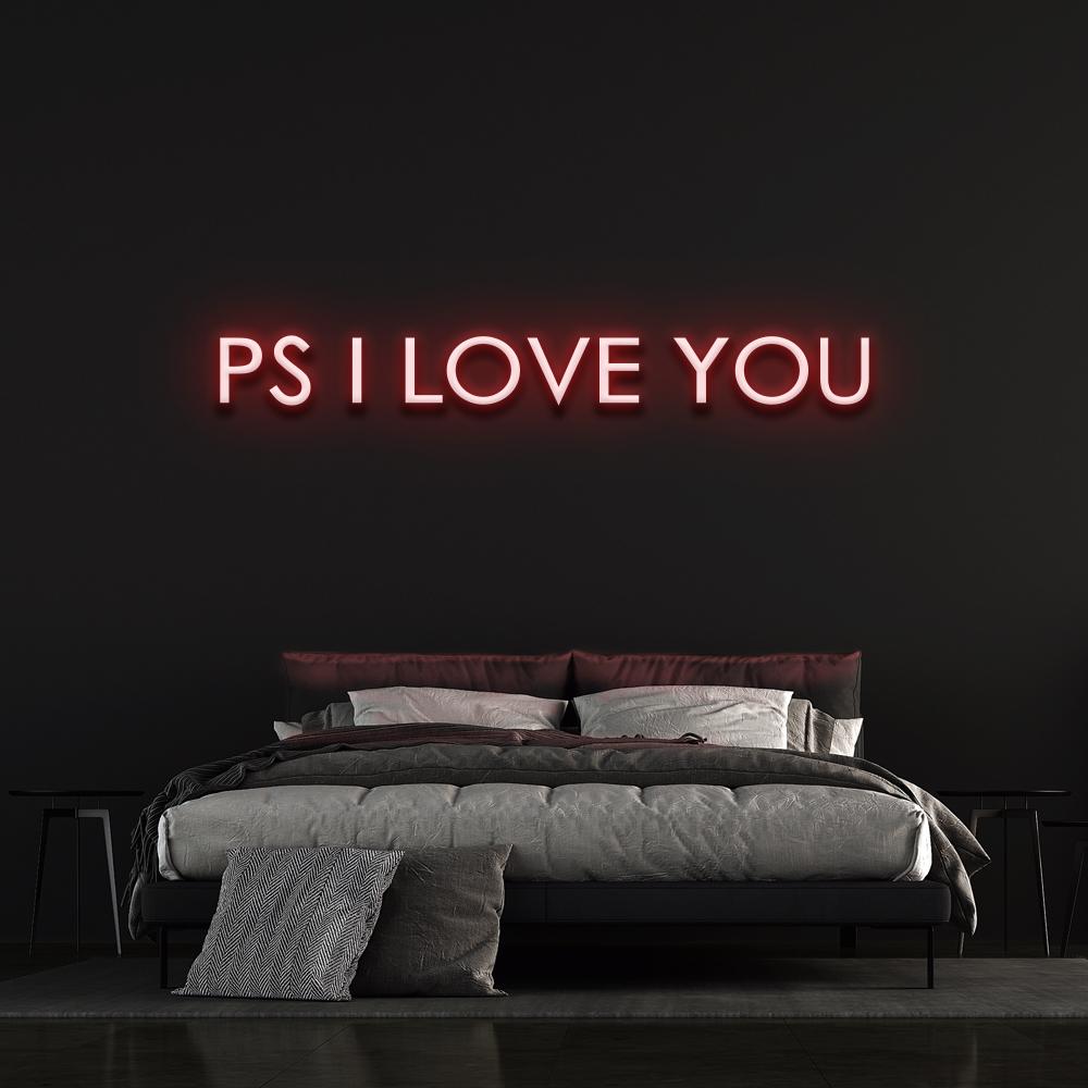 P.S I love you - LED Neon Sign