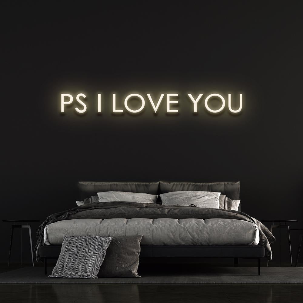 P.S I love you - LED Neon Sign