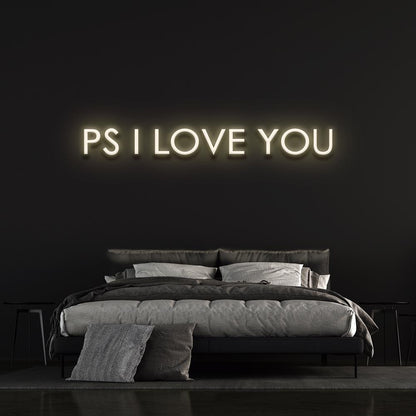 P.S I love you - LED Neon Sign