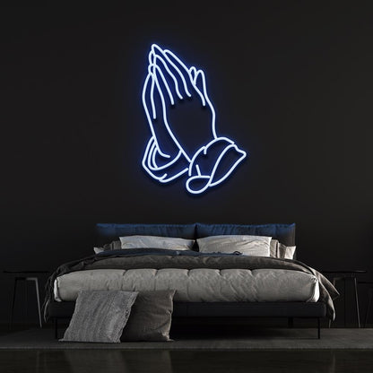 Praying Hands - LED Neon Sign