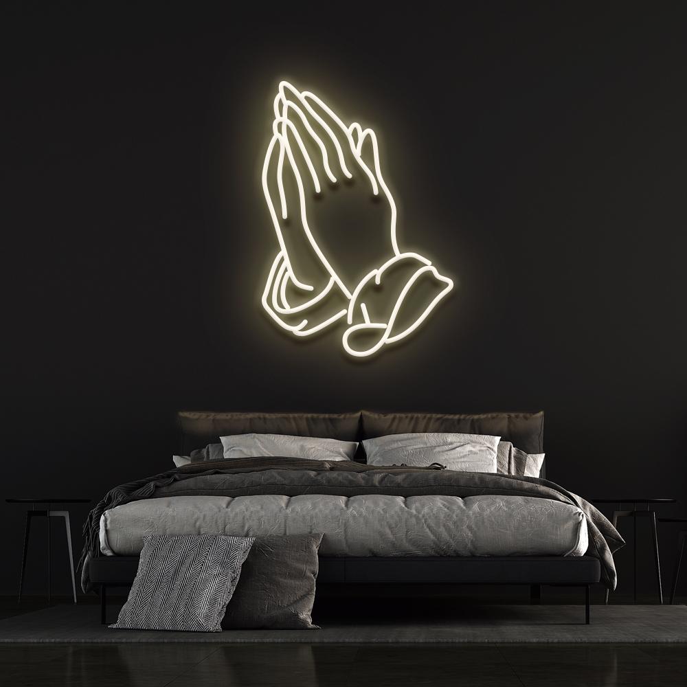 Praying Hands - LED Neon Sign