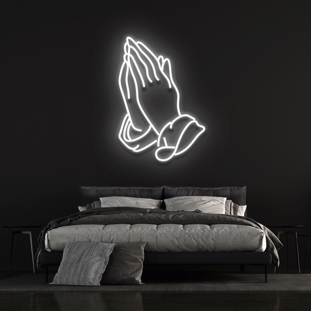 Praying Hands - LED Neon Sign