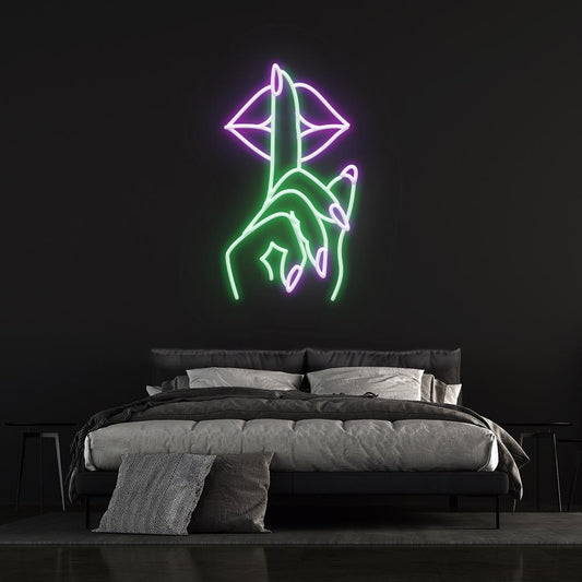 Shush LED Neon Sign