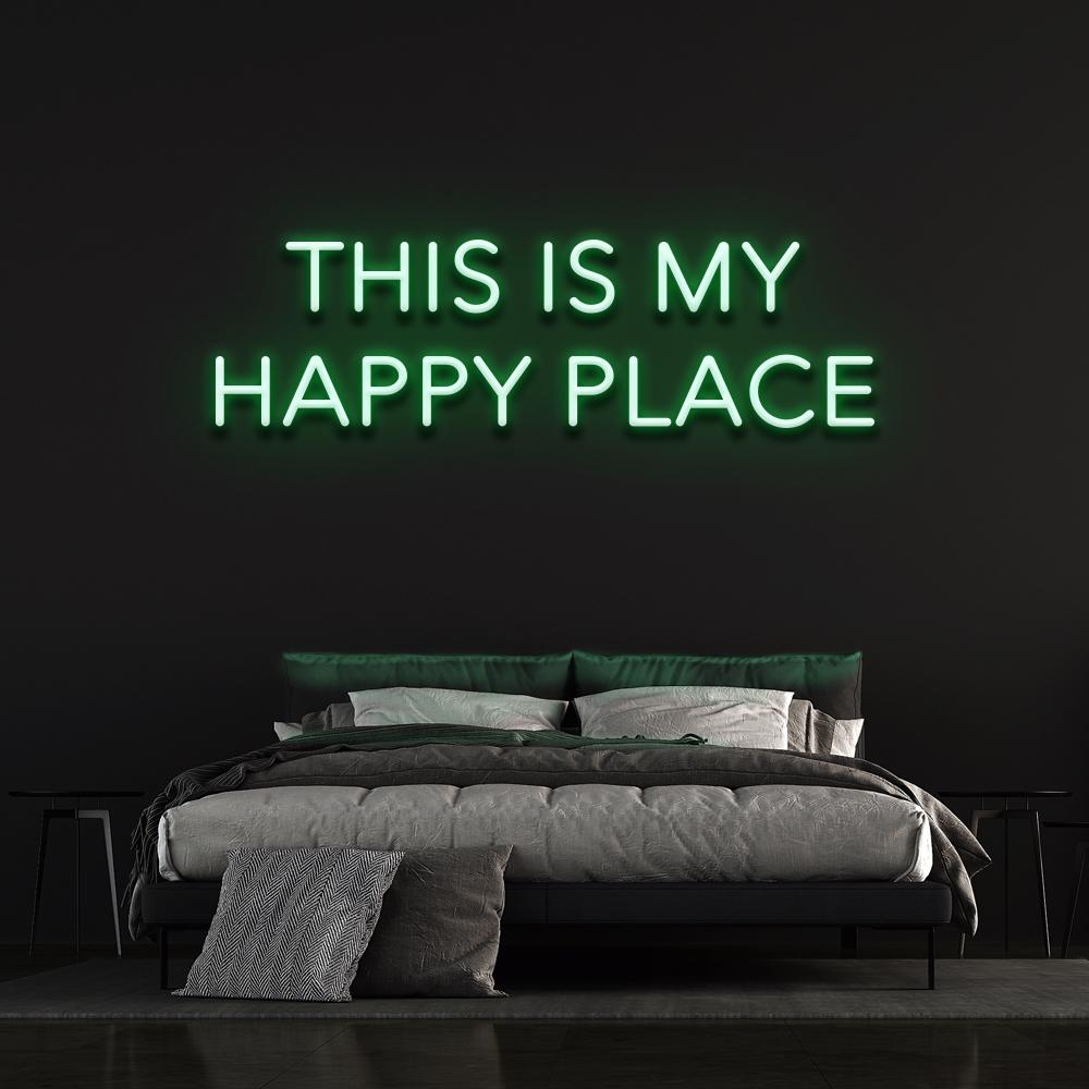 This Is My Happy Place Neon Sign