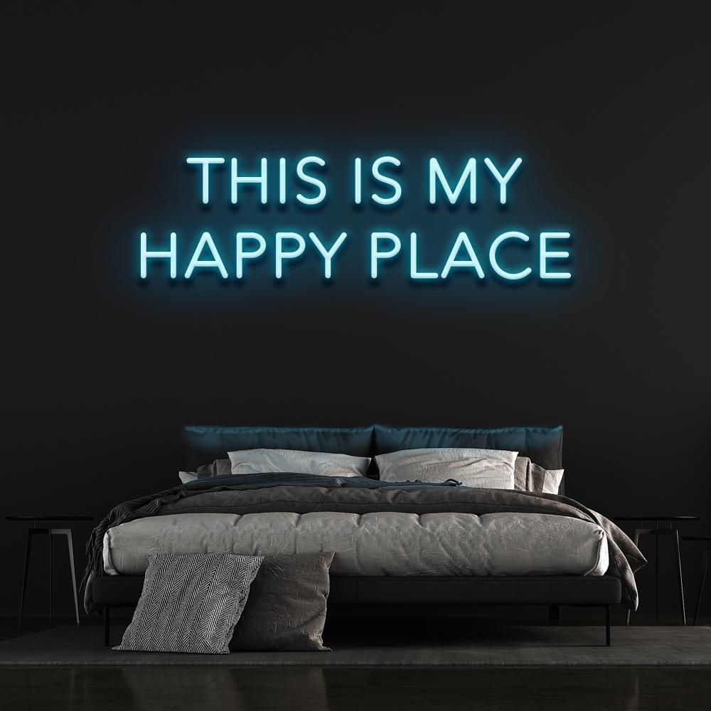 This Is My Happy Place Neon Sign