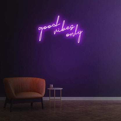 Good Vibes Only - LED Neon Sign