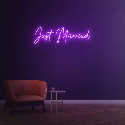 Just Married - LED Neon Sign