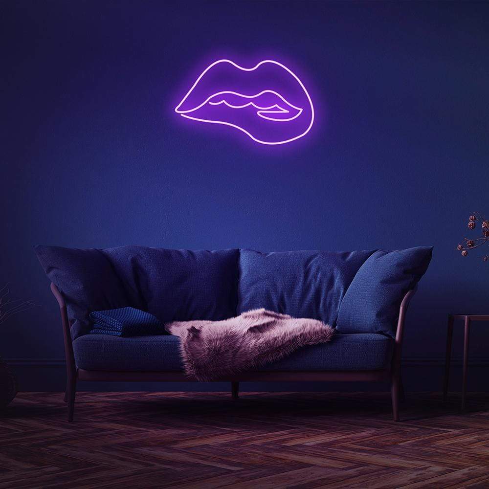 Irresistible Lips Neon Sign