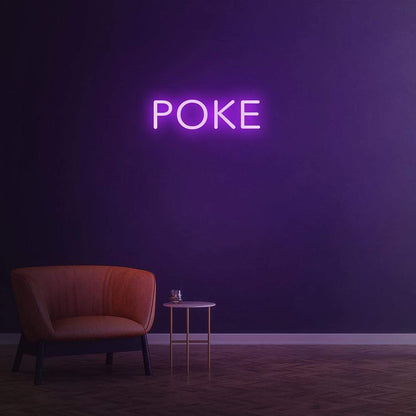 Poke - LED Neon Sign