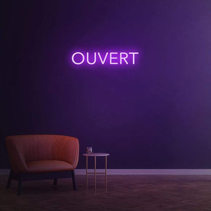 Ouvert - LED Neon Sign