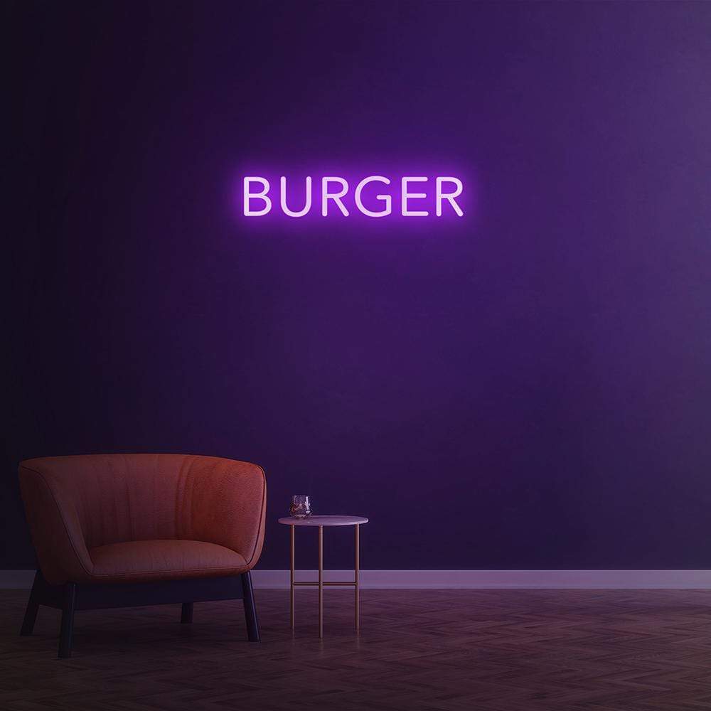 Burger - LED Neon Sign