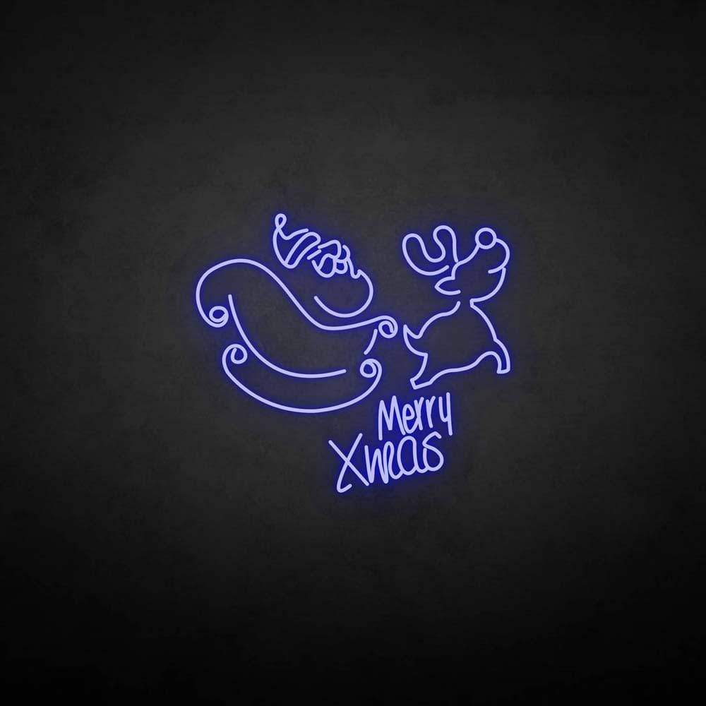 'Merry XMAS' neon sign