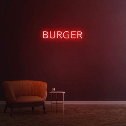 Burger - LED Neon Sign