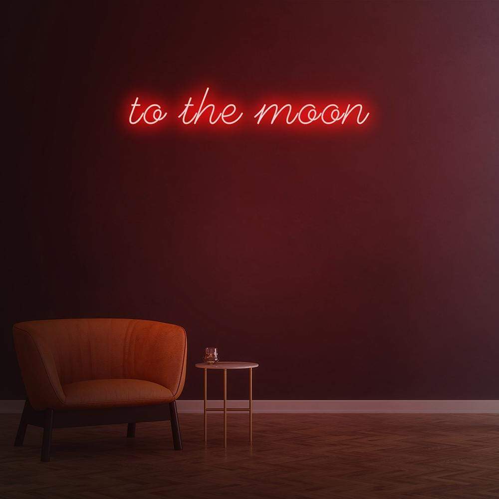 To the moon - LED Neon Sign