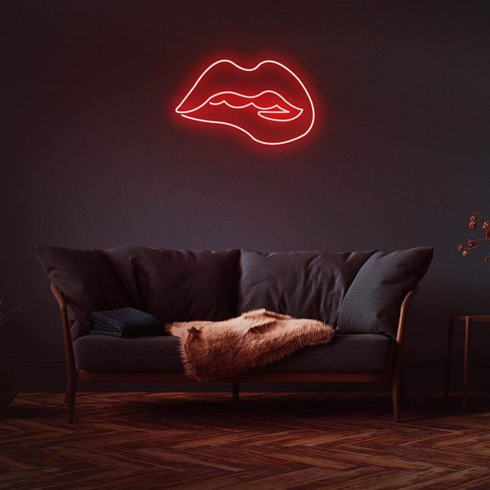 Irresistible Lips Neon Sign