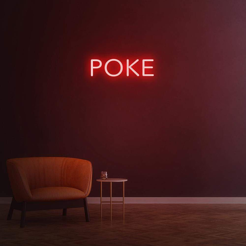 Poke - LED Neon Sign