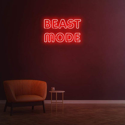 Beast Mode Neon Sign