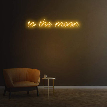 To the moon - LED Neon Sign