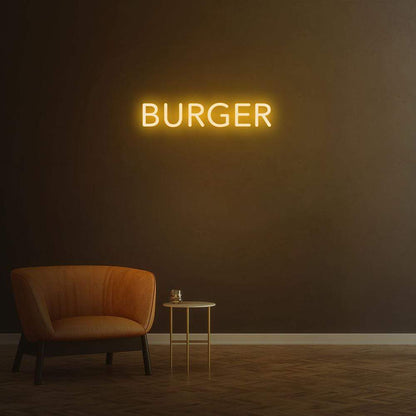 Burger - LED Neon Sign