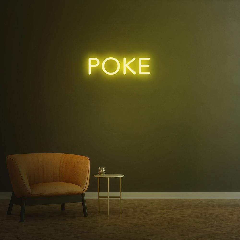 Poke - LED Neon Sign