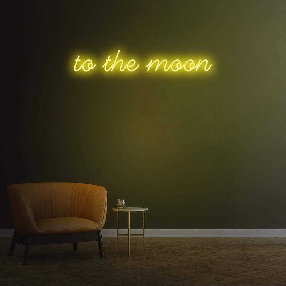 To the moon - LED Neon Sign