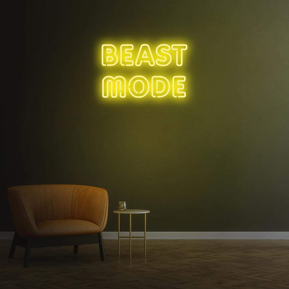 Beast Mode Neon Sign