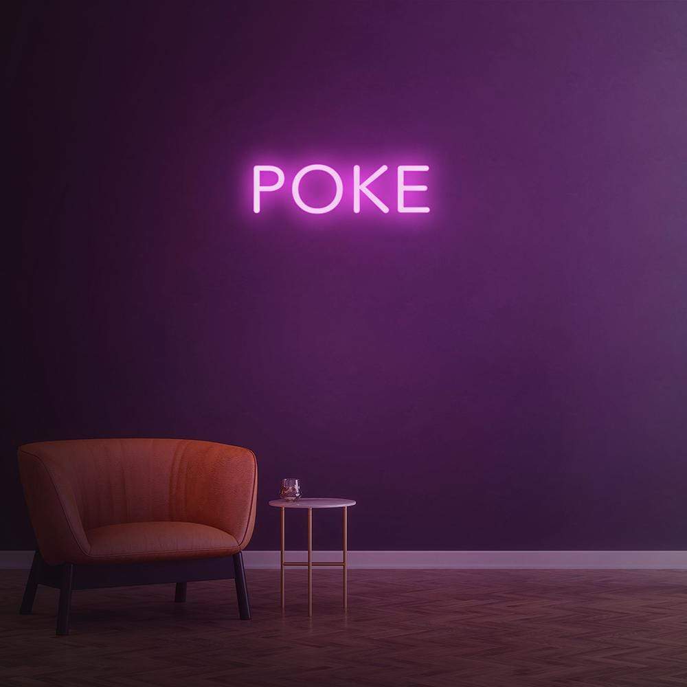 Poke - LED Neon Sign