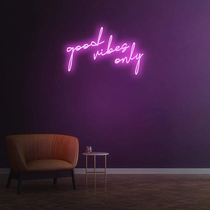 Good Vibes Only - LED Neon Sign