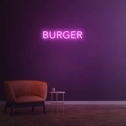 Burger - LED Neon Sign